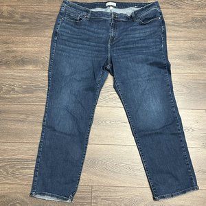 Lane Bryant Mid-Rise Straight Leg Jean with Flex Magic Waistband - 24
